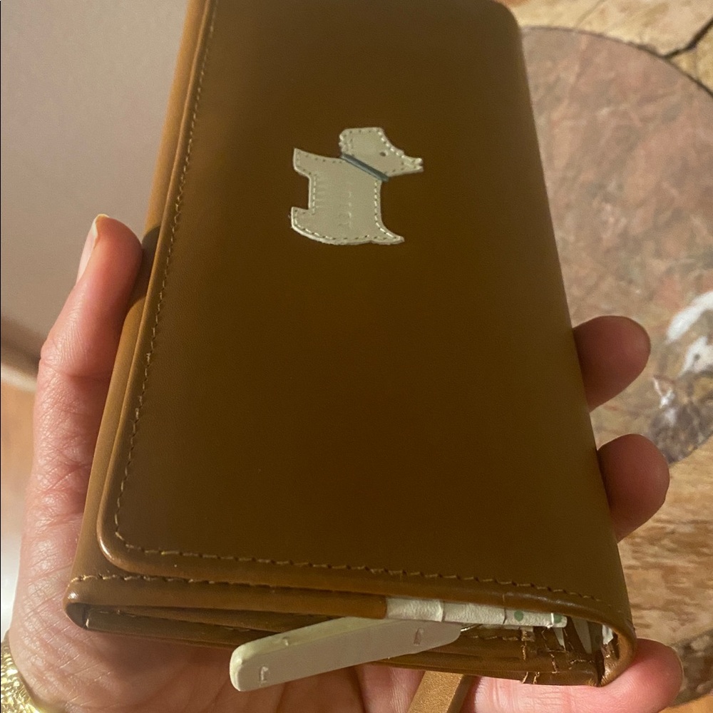 RADLEY LONDON Large Leather Heritage Dog Wallet NEW WITHOUT TAGS Chestnut. - Picture 6 of 13